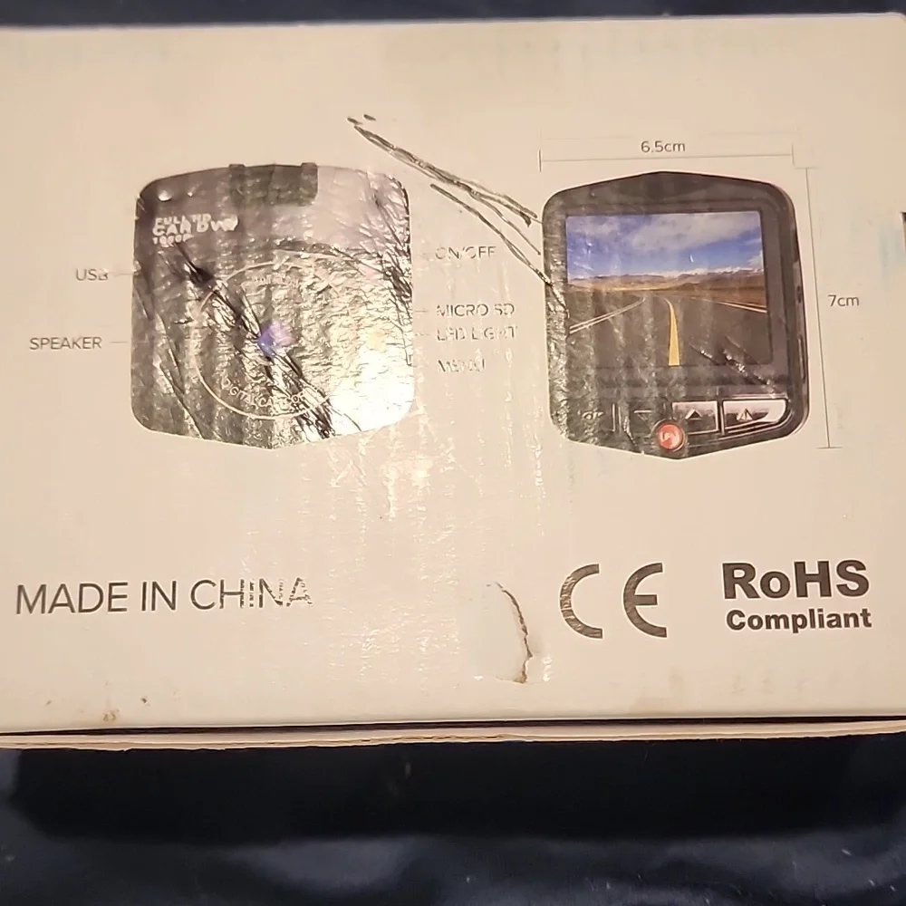 1080p Dash Cam with Night Vision - Black
